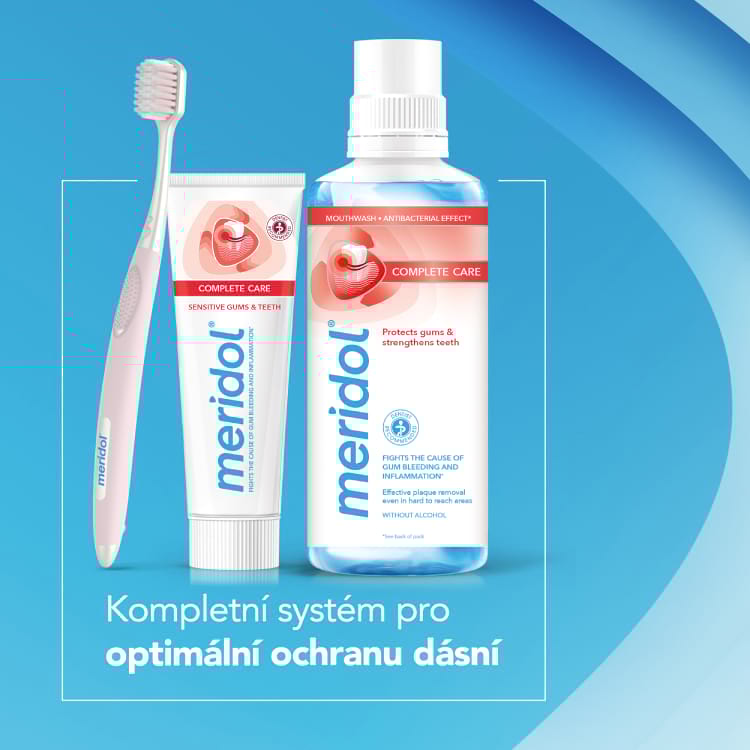 meridol® Complete Care zubní pasta pro citlivé dásně a zuby
