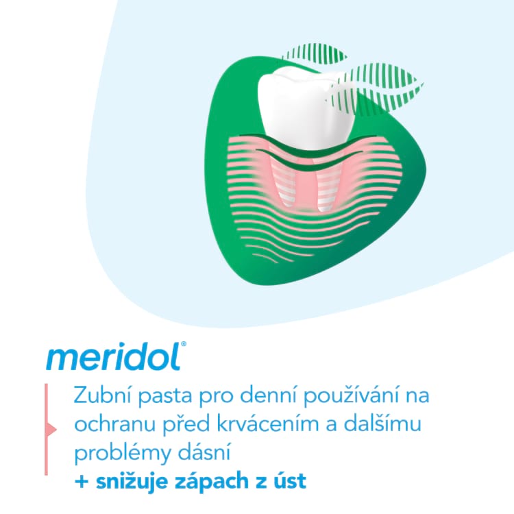 meridol® Gum Protection & Fresh Breath zubní pasta pro ochranu dásní a svěží dech