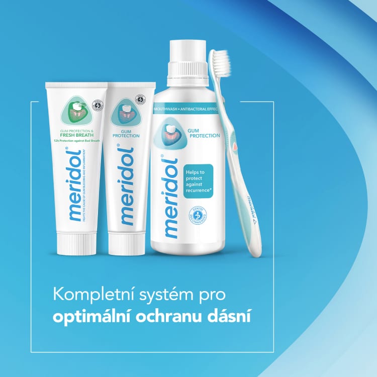 meridol® Gum Protection & Fresh Breath zubní pasta pro ochranu dásní a svěží dech
