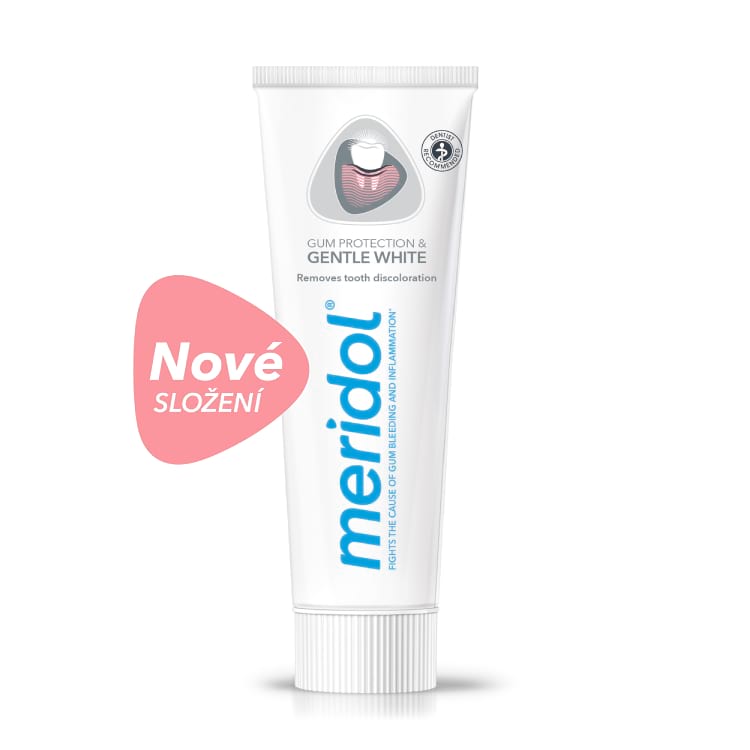 meridol® Gum Protection & Gentle White zubní pasta pro ochranu dásní a jemné bělení
