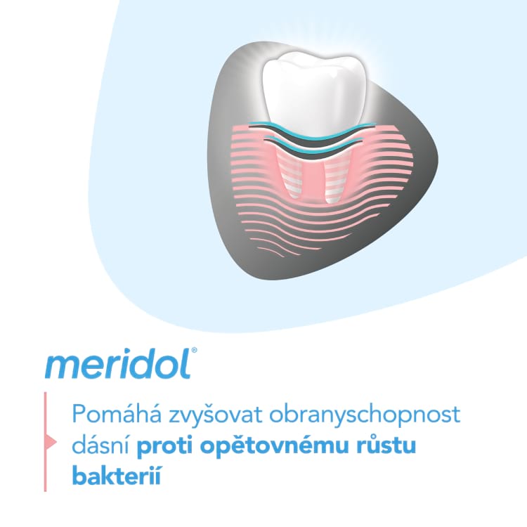 meridol® Gum Protection & Gentle White zubní pasta pro ochranu dásní a jemné bělení