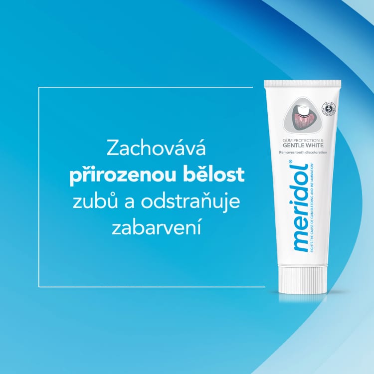 meridol® Gum Protection & Gentle White zubní pasta pro ochranu dásní a jemné bělení