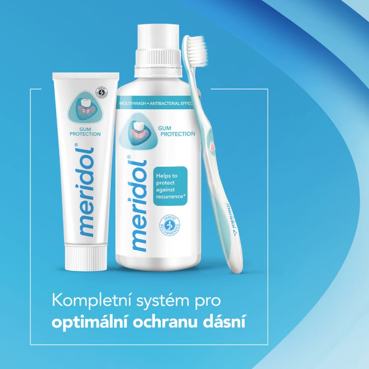 meridol® Gum Protection ústní voda pro ochranu dásní