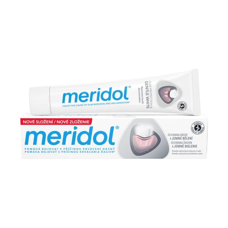 meridol® Gum Protection & Gentle White zubní pasta pro ochranu dásní a jemné bělení